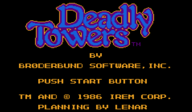deadly towers nes review